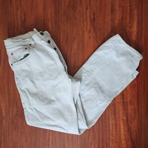 Levi's Women's White and Blue Jeans